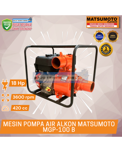 Pompa Air Alkon 4 Inch Matsumoto 18HP  MGP-100 B ORIGINAL